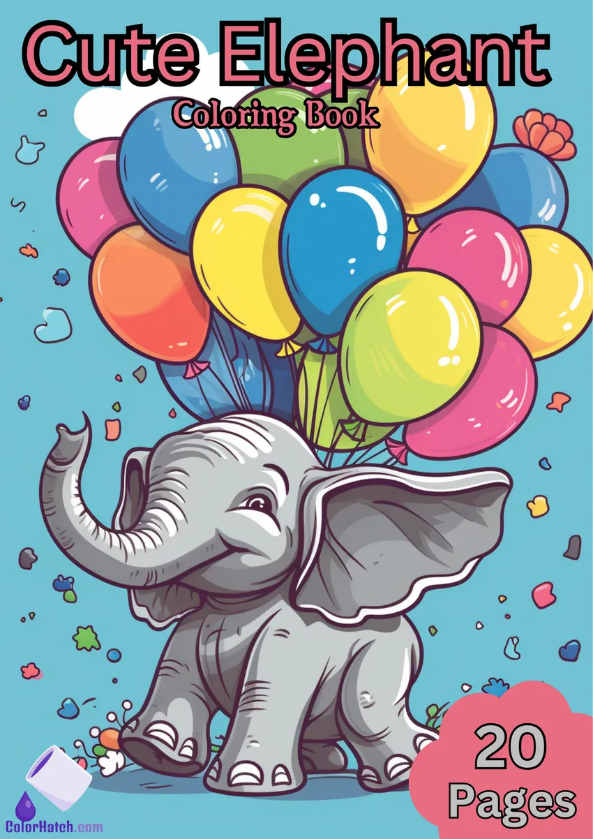 Elephant Coloring Book