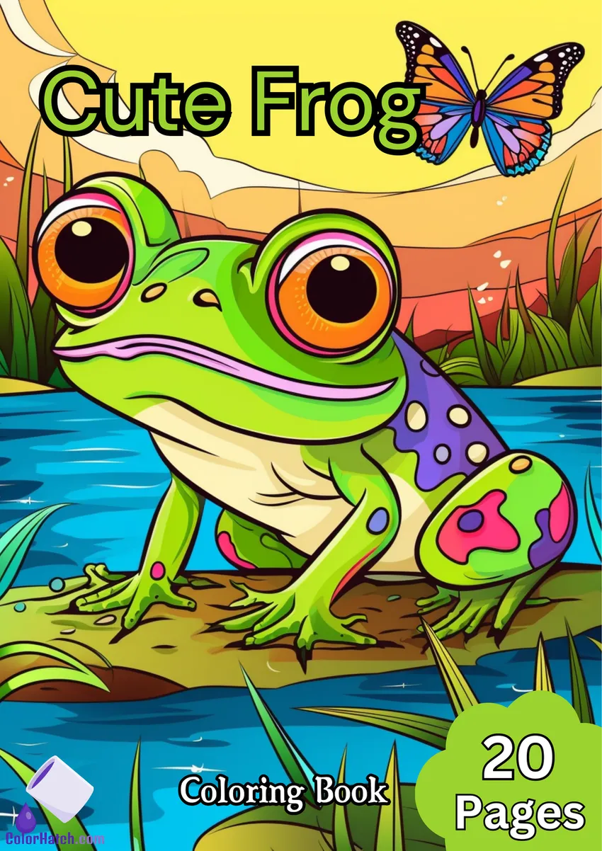 Frog Coloring Book