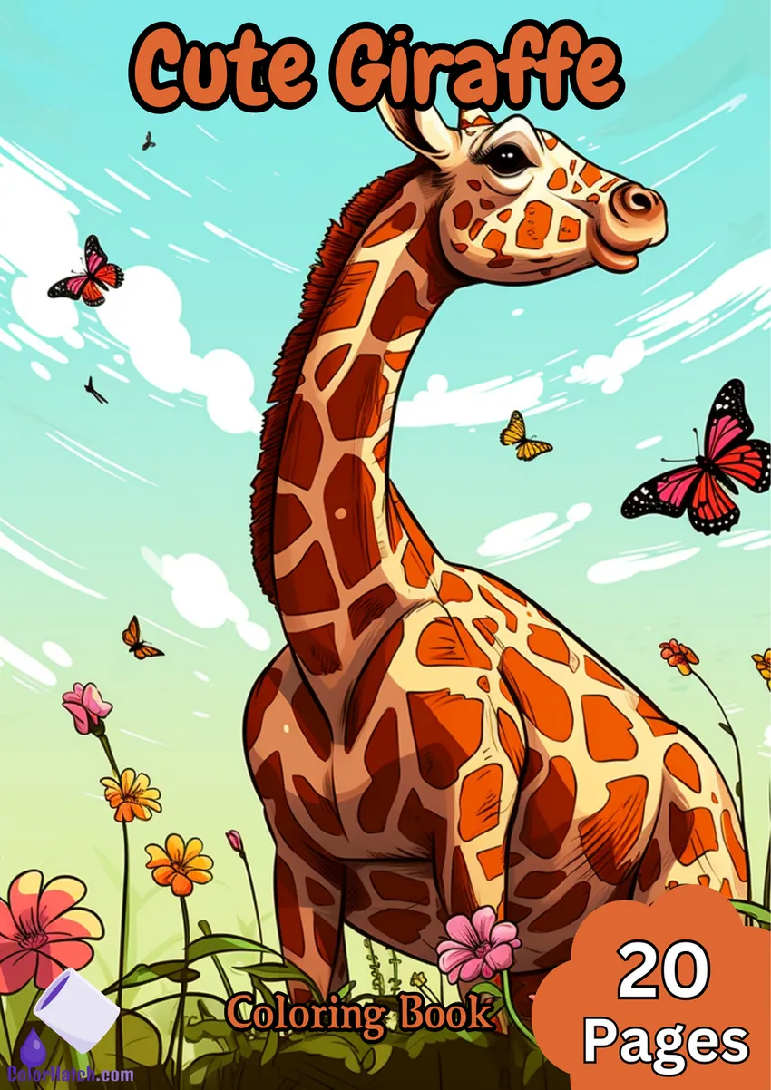 Giraffe Coloring Book