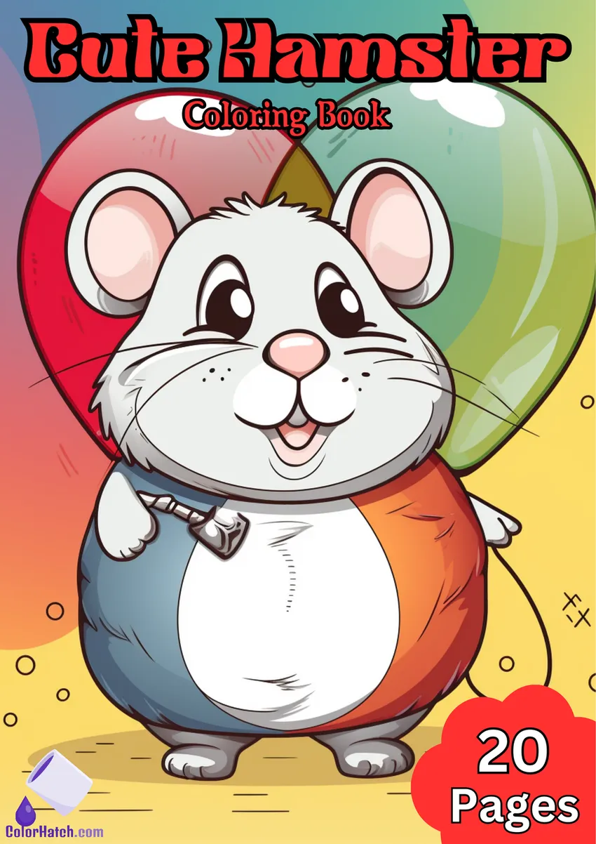 Hamster Coloring Book