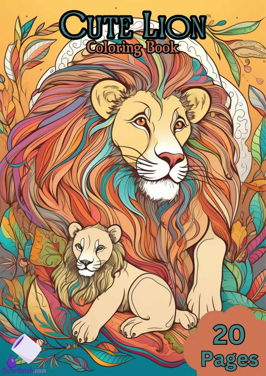 Lion Coloring Book