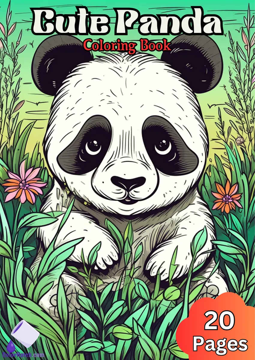 Panda Coloring Book