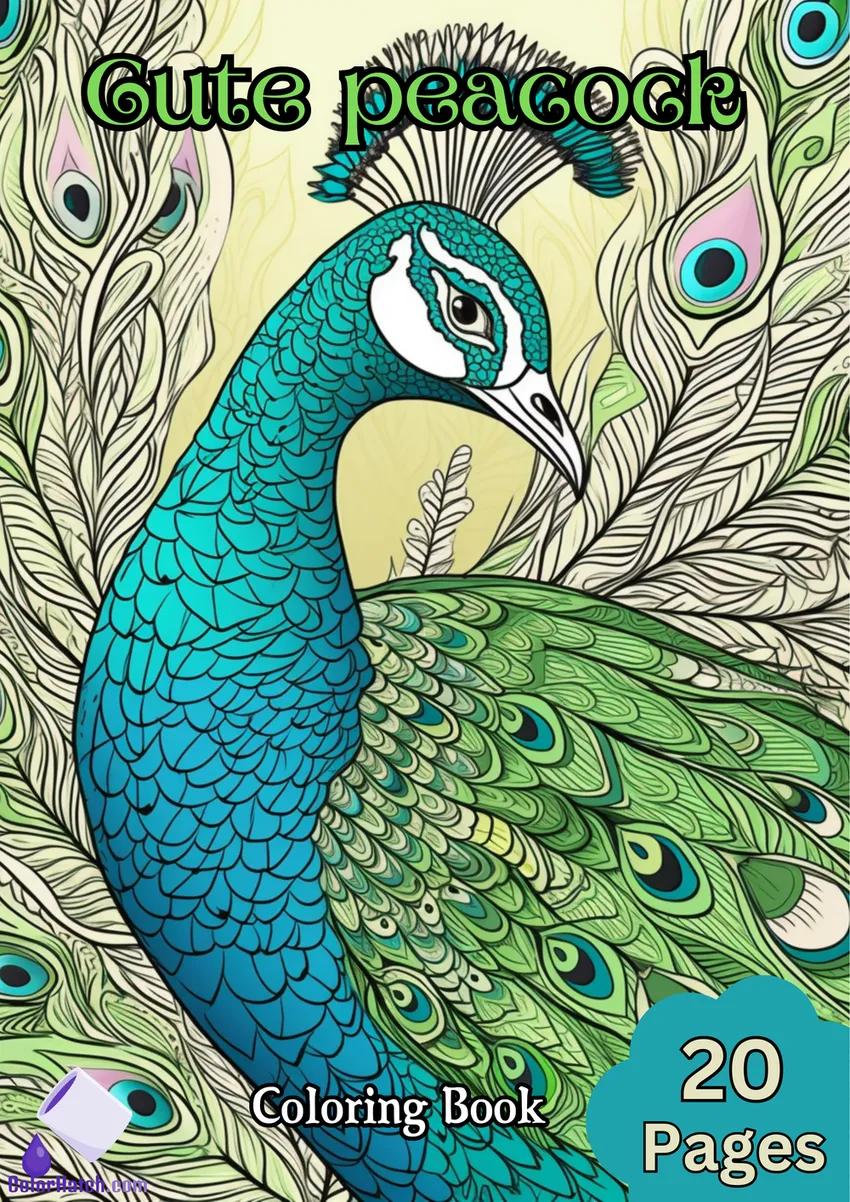 Peacock Coloring Book