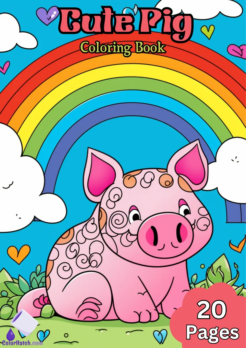 Pig Coloring Book