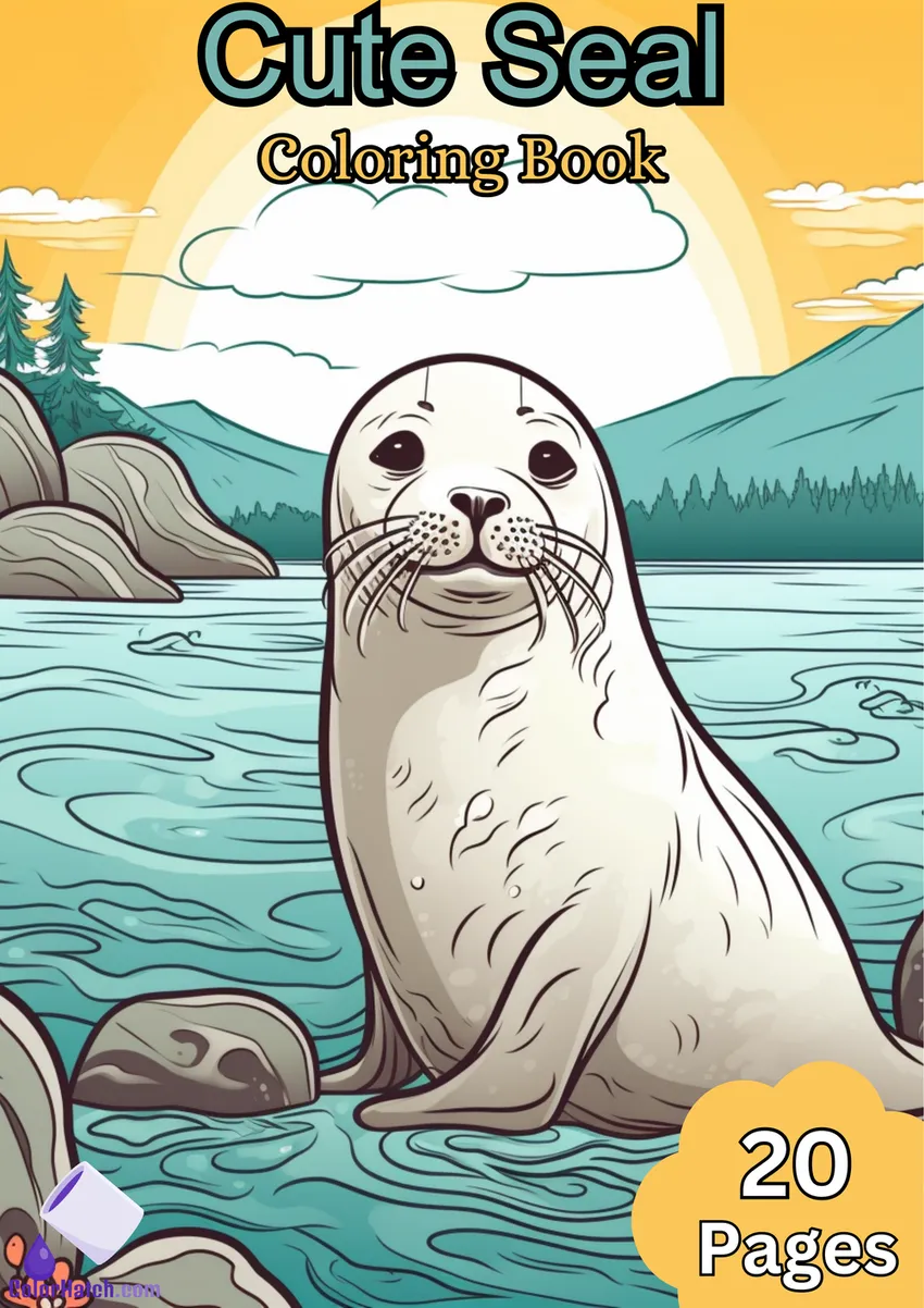 Seal Coloring Book