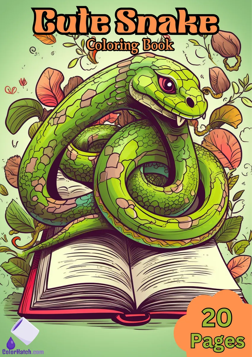 Snake Coloring Book