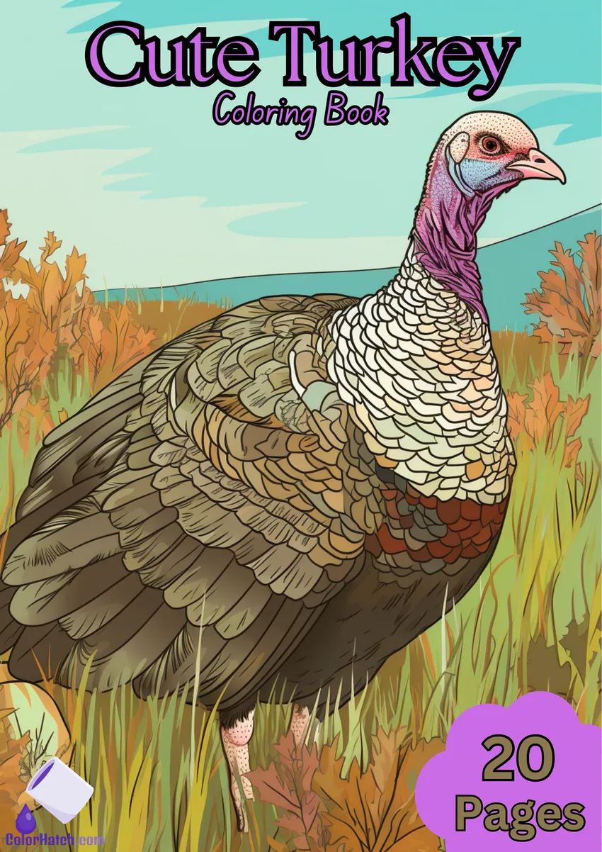 Turkey Coloring Book