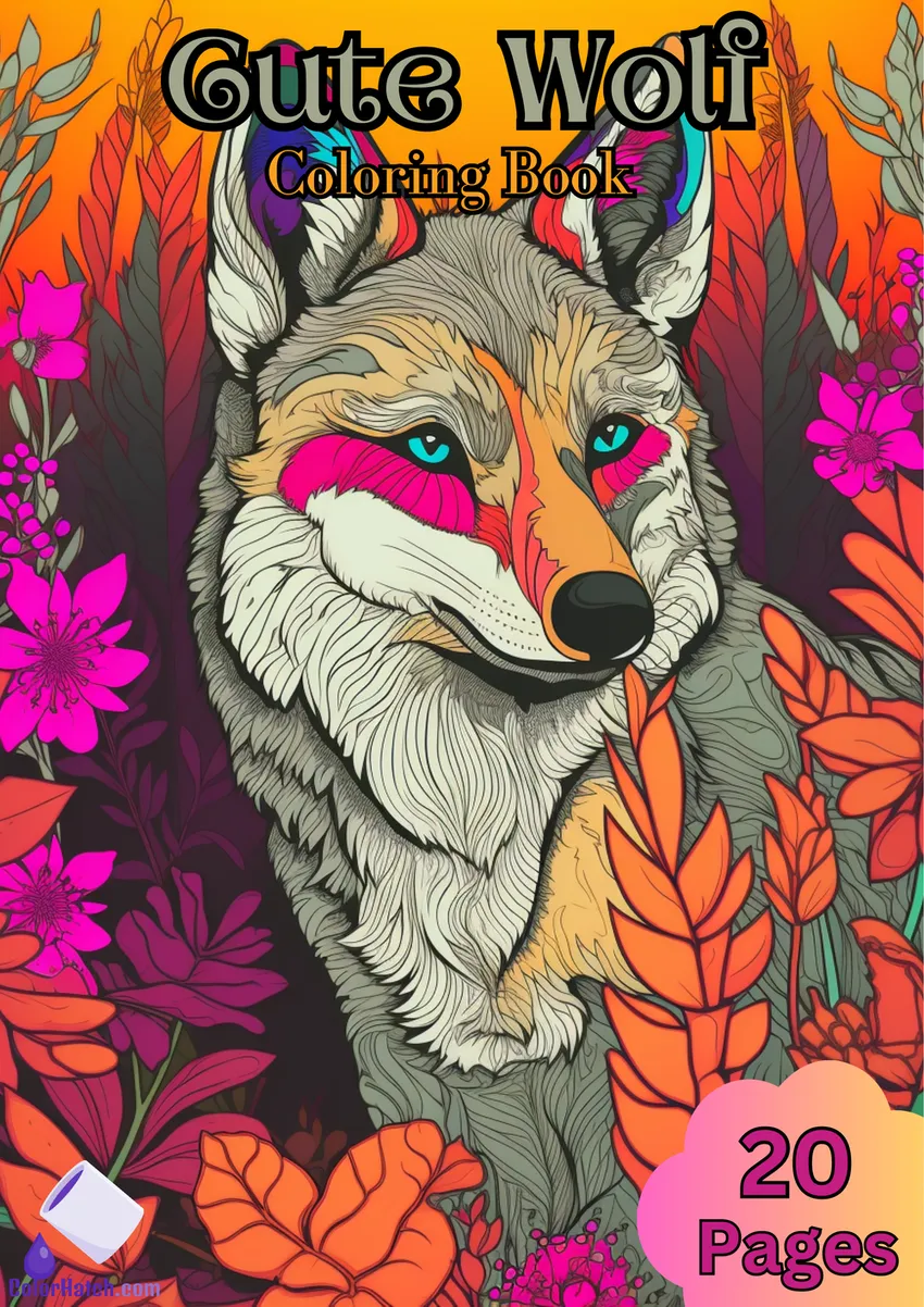 Wolf Coloring Book