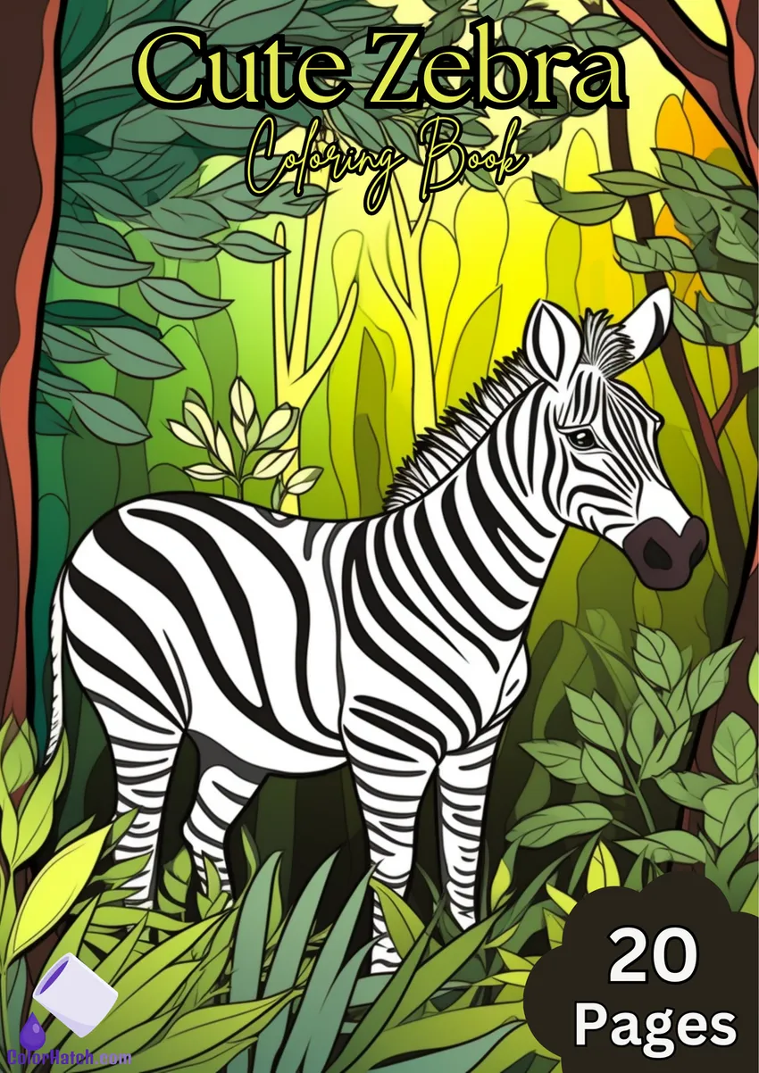 Zebra Coloring Book