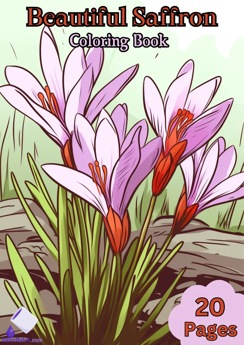 Saffron Coloring Book