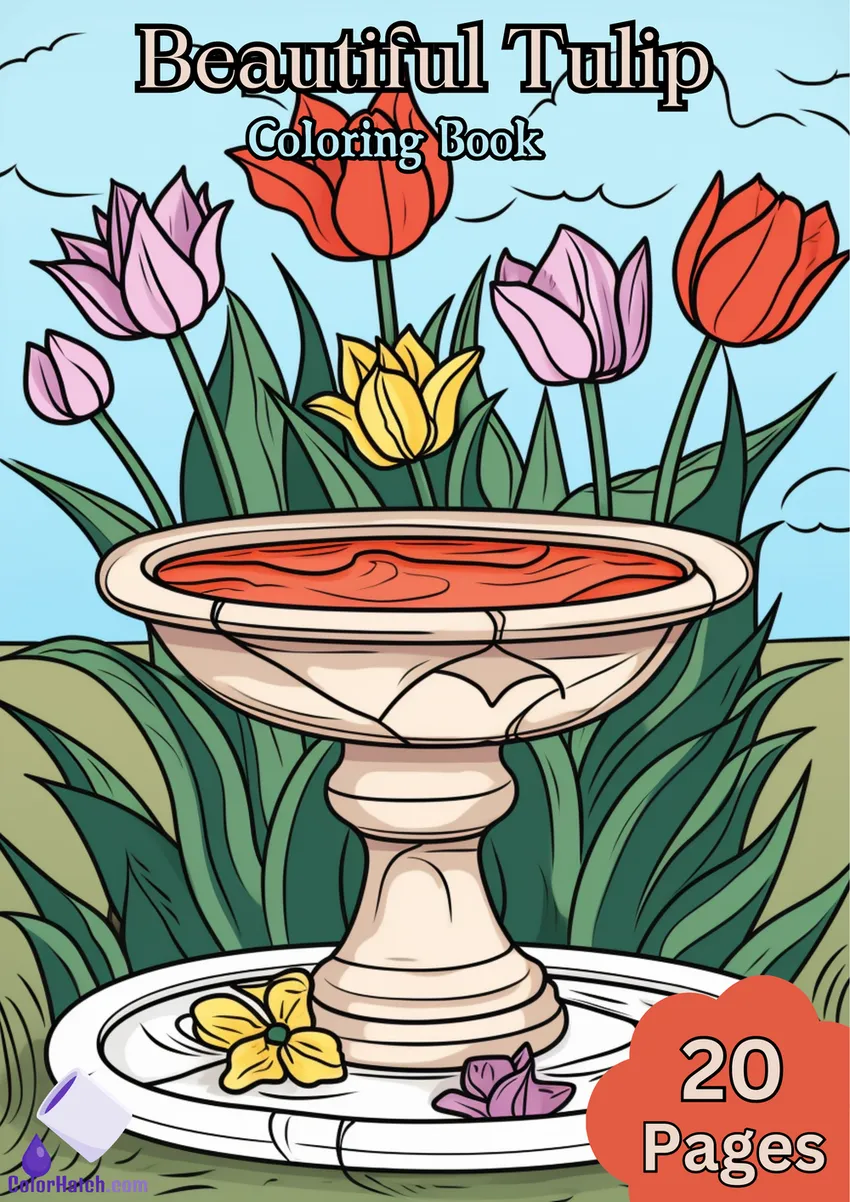 Tulip Coloring Book