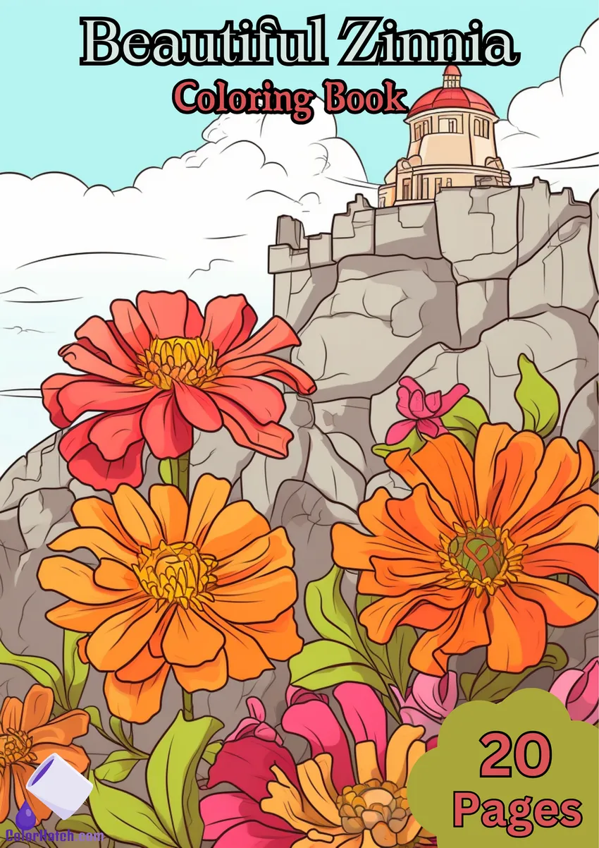 Zinnia Coloring Book