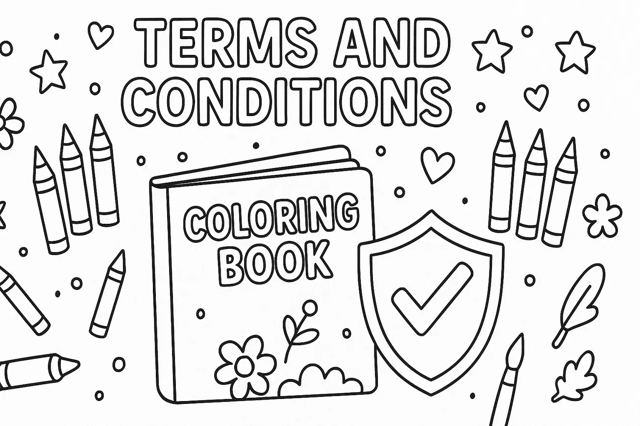 Terms and Conditions – Crayux | Printable Coloring Books for Kids